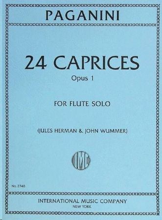 Slika PAGANINI:24 CAPRICES OP.1 FLUTE SOLO