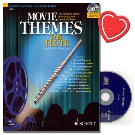 Slika DAVIES:MOVIE THEMES FOR FLUTE +CD