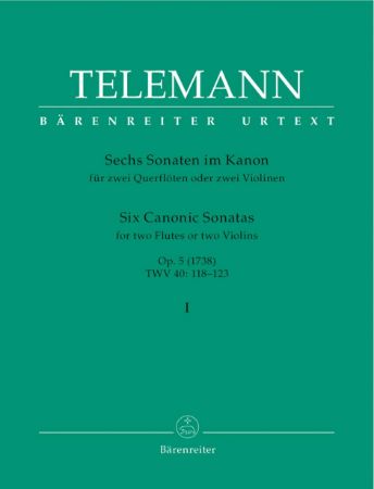 Slika TELEMANN:SIX CANONIC SONATAS OP.5 VOL.1