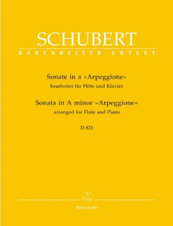 Slika SCHUBERT:SONATA IN A MINOR "ARPEGGIONE" ARR.FOR FLUTE AND PIANO D821