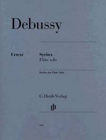 Slika DEBUSSY:SYRINX FOR FLUTE SOLO