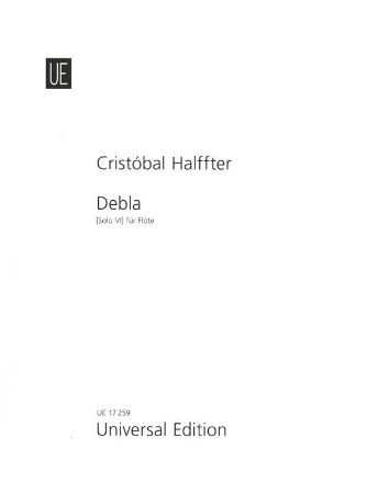 Slika HALFFTER:DEBLA FOR FLUTE SOLO