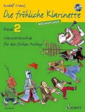 Slika MAUZ:DIE FROHLICHE KLARINETTE SCHULE 2+CD