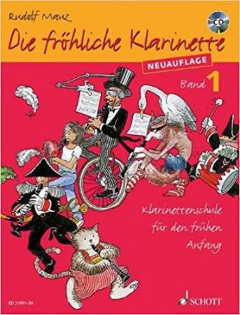 MANZ:DIE FROLICHE KLARINETTE BAND 1+CD