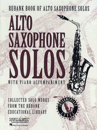 RUBANK BOOK ALTO SAXOPHONE SOLOS INTERMEDIATE