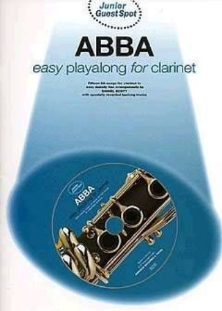 Slika JUNIOR GUEST SPOT ABBA PLAYALONG FOR CLARINET+CD