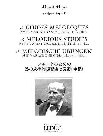 MOYSE:25 ETUDES  MELODIQUES AVEC VARIATIONS