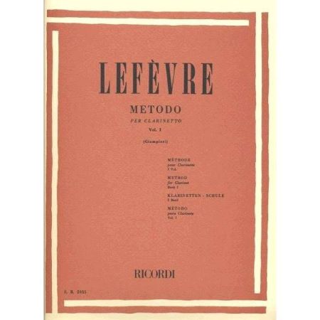 LEFEVRE:METODO PER CLARINETTO VOL.1