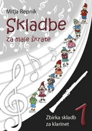 Slika REPNIK:SKLADBE ZA MALE ŠKRATE 1 KLARINET+CD