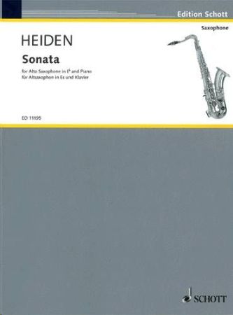 Slika HEIDEN B.:SONATA ALT SAX AND PIANO