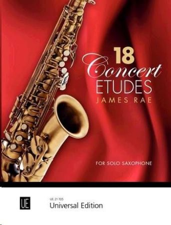 Slika RAE:18 CONCERT ETUDES FOR SOLO SAX