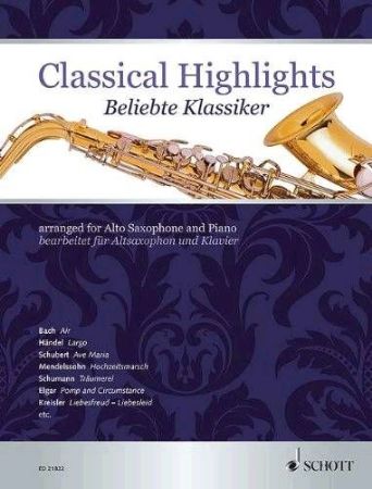 Slika CLASSICAL HIGHLIGHTS ALTO SAX AND PIANO