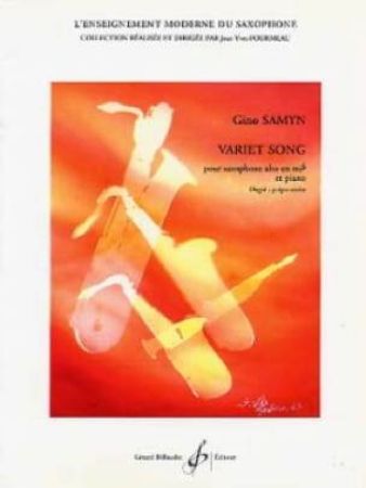 Slika SAMYN G:VARIET SONG,SAXOPHONE ALTO AND PIANO