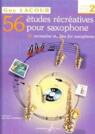 LACOUR:56 ETUDES RECREATIVES 2 +ON LINE AUDIO