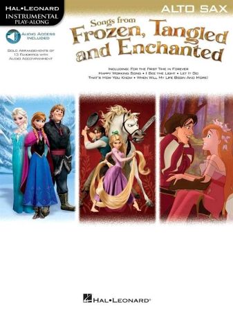 SONGS FROM FROZEN,TANGLED AND ENCHANTED PLAYALONG ALTOSAX +CD