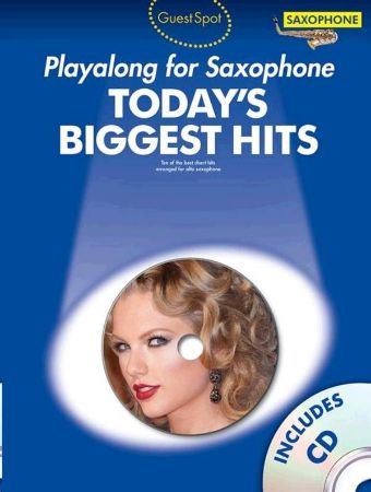 Slika TODAY'S BIGGEST HITS PLAYALONG ALTO SAX+CD