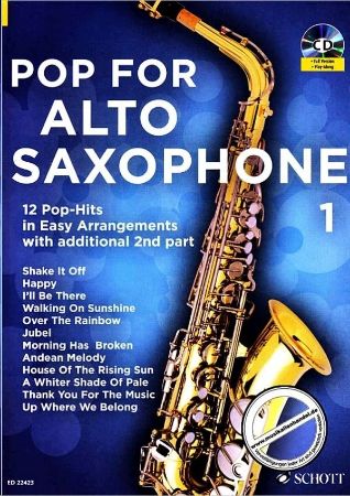 POP FOR ALTO SAXOPHONE 1 +CD