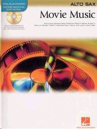 Slika MOVIE MUSIC PLAY ALONG ALTO SAX+CD
