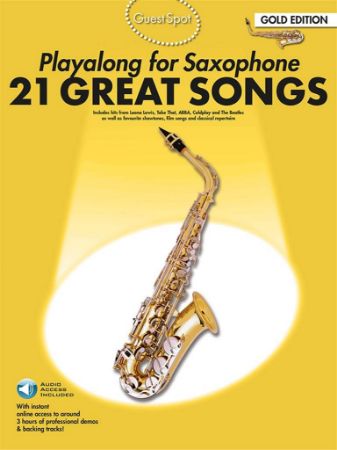 Slika 21 GREAT SONGS PLAY ALONG SAXOPHONE + AUDIO ACCESS