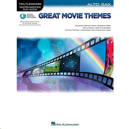 GREAT MOVIE THEMES PLAY ALONG ALT SAX +AUDIO ACC.