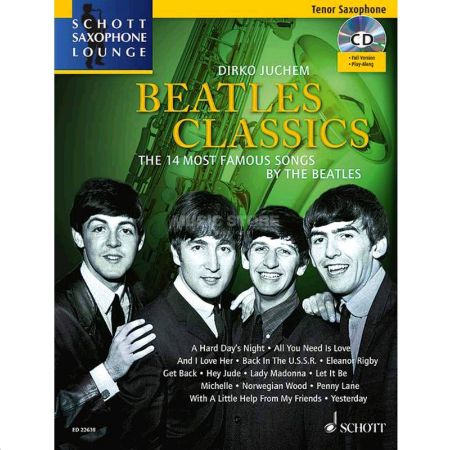 JUCHEM:BEATLES CLASSICS +CD TENOR SAX