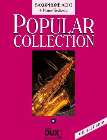 POPULAR COLLECTION 10 SAX ALTO+PIANO