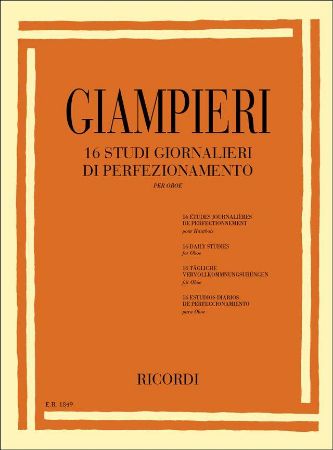 Slika GIAMPIERI:16 DAILY STUDIES FOR OBOE