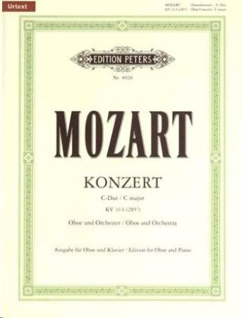 Slika MOZART:KONZERT C-DUR KV314 OBOE AND PIANO