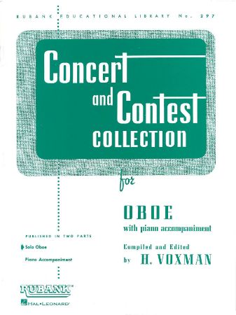 VOXMAN:CONCERT AND CONTEST COLLECTION SOLO OBOE