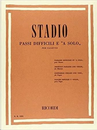 STADIO:PASSI DIFFICILI E A SOLO FAGOT