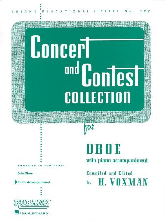 VOXMAN:CONCERT AND CONTEST COLLECTION OBOE PIANO ACCOMPANIMENT