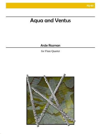 Slika ROZMAN:AQUA AND VENTUS FOR FLUTE QUARTET