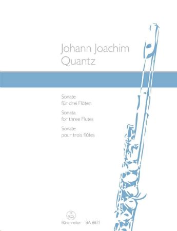 Slika QUANTZ:SONATA FOR THREE FLUTES