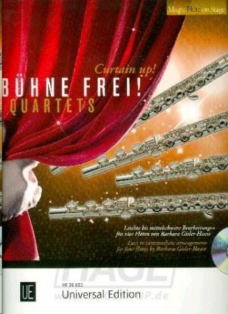 GISLER-HASSE:BUHNE FREI! QUARTETS +CD