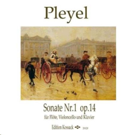 Slika PLEYEL:SONATE NR.1 OP.14 FUR FLOTE,VIOLONCELLO UND KLAVIER