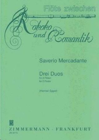 Slika MERCADNTE: DREI DUOS FOR 2 FLUTES