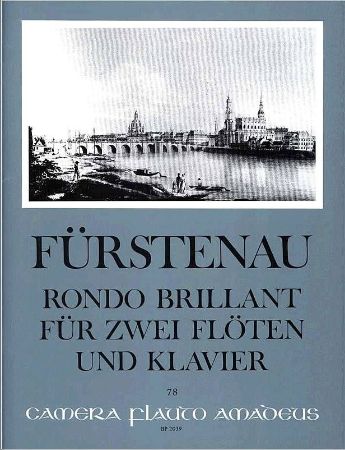 FURSTENAU:RONDO BRILLANT FUR 2 FLOTEN UND KLAVIER