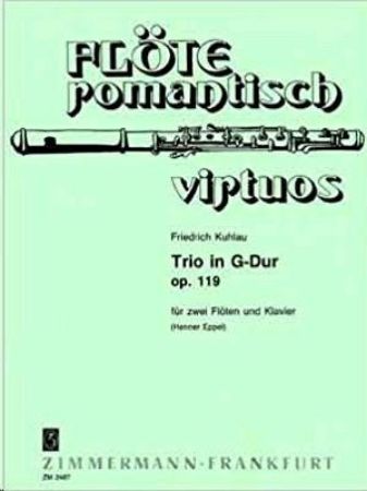 KUHLAU:TRIO IN G-DUR OP.119 2 FLUTES AND PIANO
