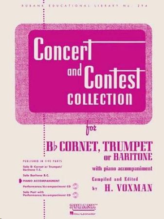 Slika VOXMAN:CONCERT AND CONTEST COLLECRION CORNET,TRUMPER OR BARITON PIANO ACC.