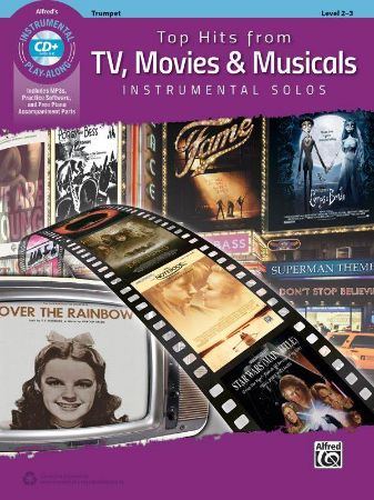 TOP HITS FROM TV,MOVIES & MUSICALS TRUMPET+AUDIO ACCESS