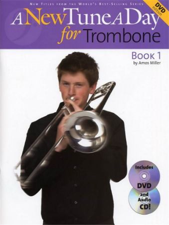 Slika MILLER: A NEW TUNE A DAY FOR TROMBONE BOOK 1 +DVD AND CD