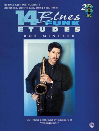 Slika MINTZER:14 BLUES & FUNK ETUDES +2CD BASS CLEF INSTRUMENTS