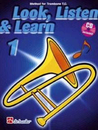 Slika LOOK, LISTEN & LEARN 1 TROMBONE T.C. +CD