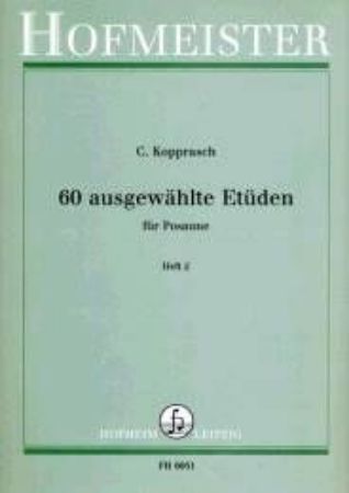 Slika KOPPRASCH:60 AUSGEWAHLTE ETUDEN FUR POSAUNE 2