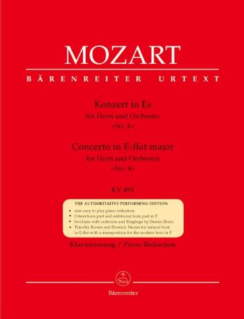 Slika MOZART:CONCERTO FOR HORN NO.4 IN ES