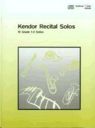 Slika KENDOR RECITAL SOLOS 1-2 BARITONE SOLO+CD