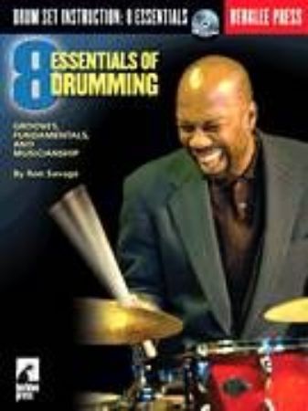 SAVAGE:8 ESSENTIALS OF DRUMMING +CD BERKLEE PRESS