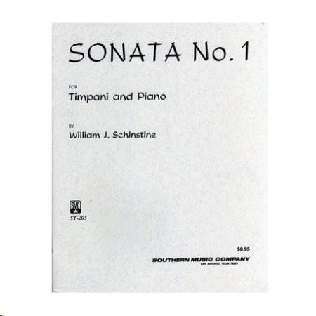 Slika SCHINSTINE:SONATA NO.1 TIMPANI AND PIANO