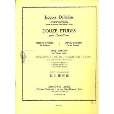 DELECLUSE:12 ETUDES