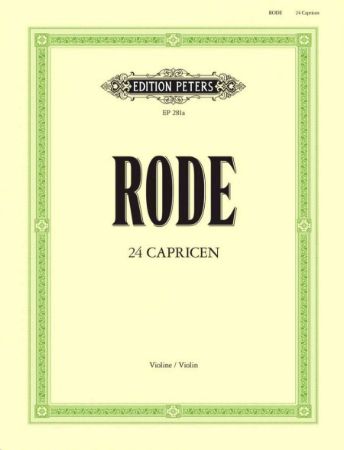 Slika RODE:24 CAPRICES VIOLIN SOLO